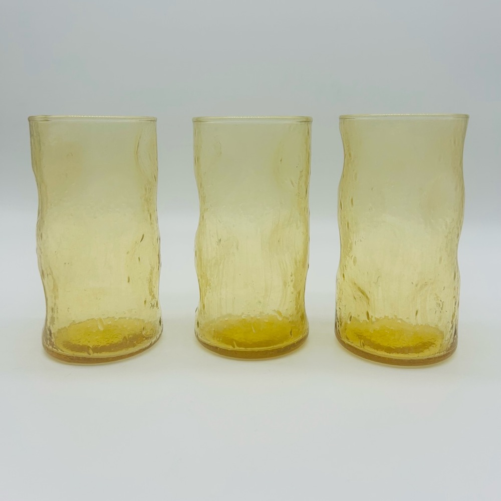 Vintage MCM glass tumblers